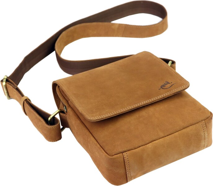 Pánská kožená taška Andreas H1402 camel