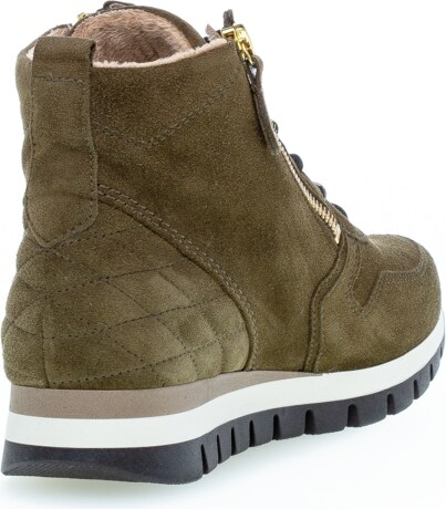 Kotníková obuv v zajímavém zpracování a barvě Gabor 96.455.33 zelená