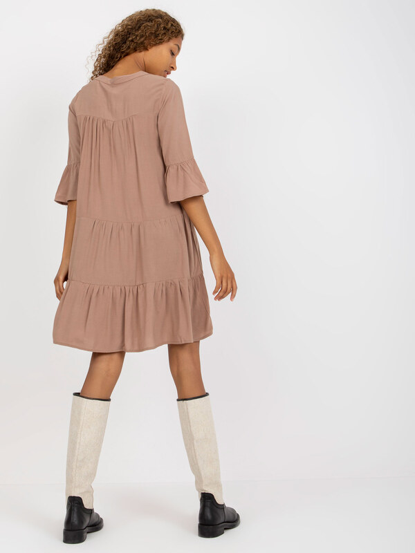 Sublevel Dress-D73761M30214A3-dark beige