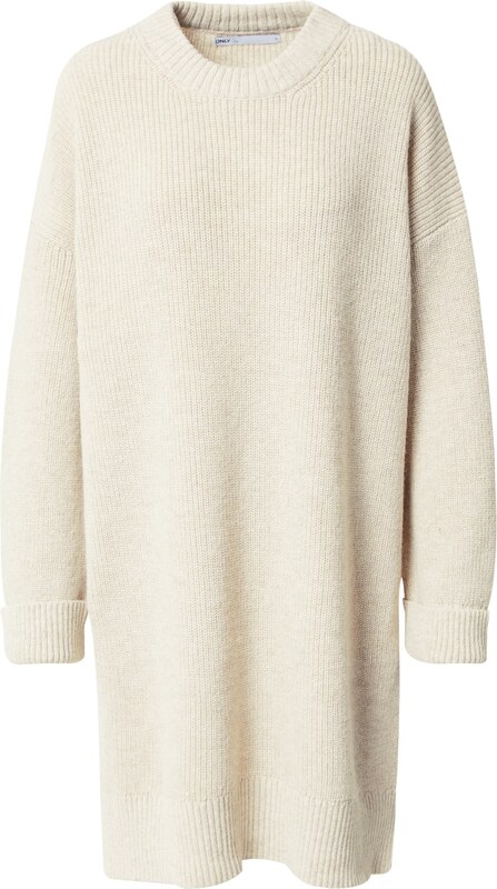 ONLY Úpletové šaty béžová