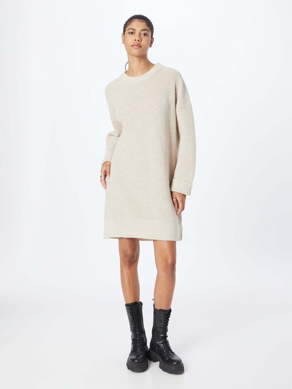 ONLY Úpletové šaty béžová