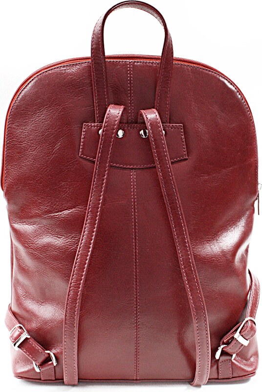 Arwel Červený kožený batoh 311-8955-31