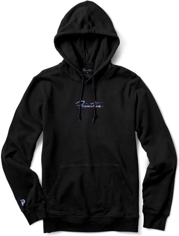 Primitive MIKINA PRIITIVE NUEVO IRIDESCENT HOODIE - černá -