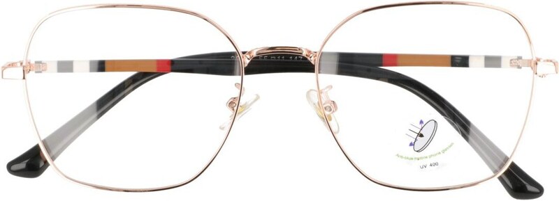 Sunmania Zlaté brýle proti modrému světlu "Boomer"