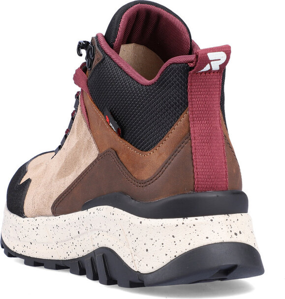 RIEKER - REVOLUTION Sportovní kožená obuv W0062-64 Rieker-R hnědá