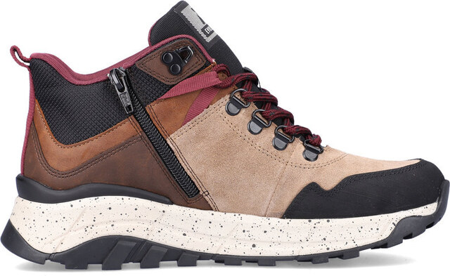 RIEKER - REVOLUTION Sportovní kožená obuv W0062-64 Rieker-R hnědá