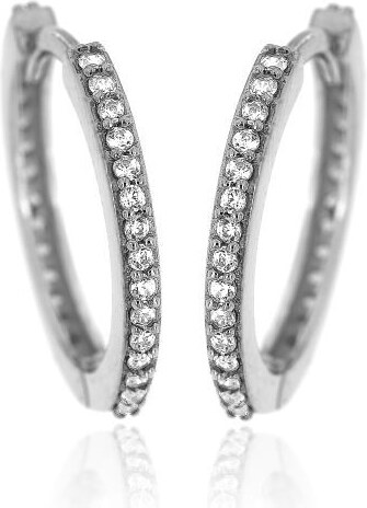 Zlatnictví U Kostela Stříbrné kroužky s bílými zirkony 072