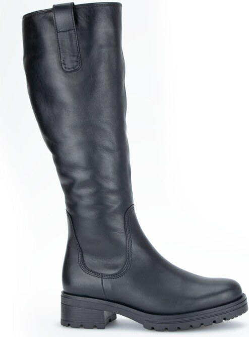 Kožené kozačky se zateplením Gabor 92.787.90 černá