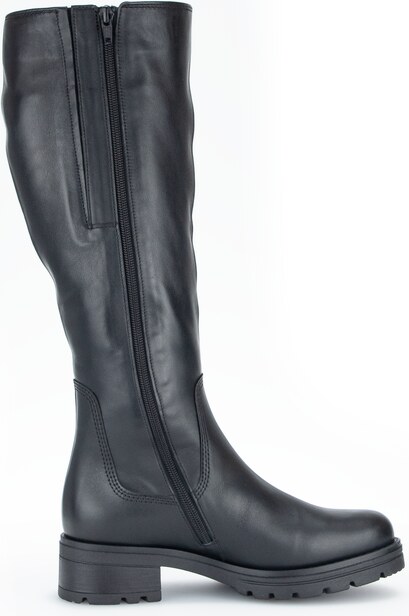 Kožené kozačky se zateplením Gabor 92.787.90 černá