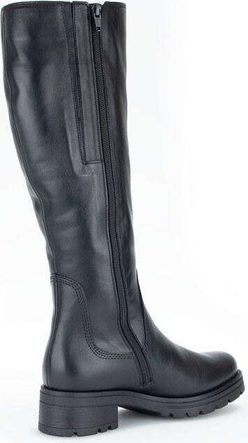 Kožené kozačky se zateplením Gabor 92.787.90 černá