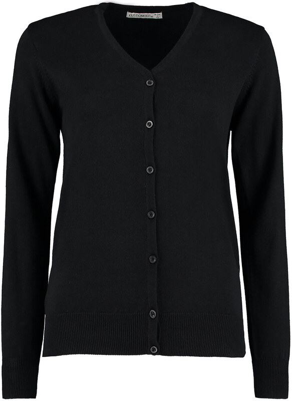 Kustom Kit Dámský kardigan Arundel s výstřihem do V s dlouhým rukávem