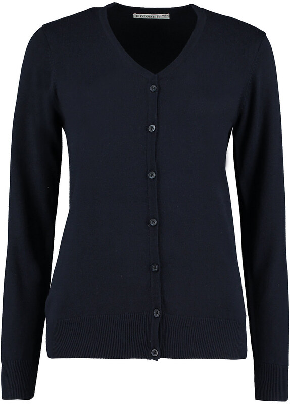Kustom Kit Dámský kardigan Arundel s výstřihem do V s dlouhým rukávem
