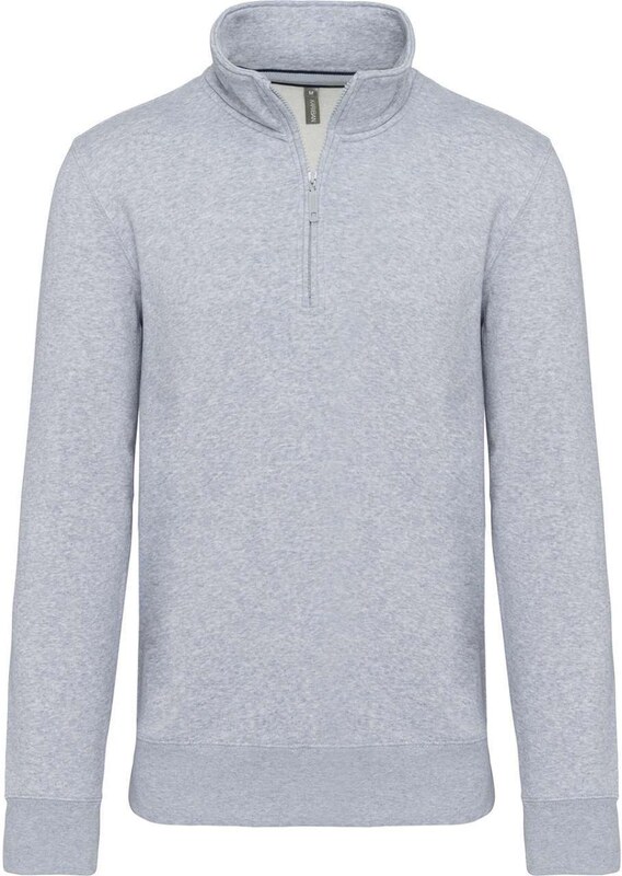 Kariban Pánská fleecová mikina na zip Zipped –