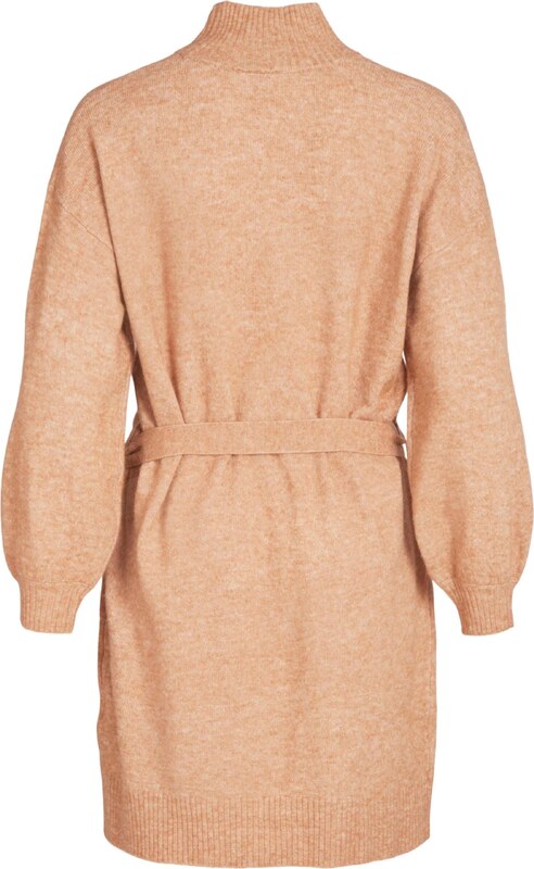 VILA Úpletové šaty 'EVAH' karamelová