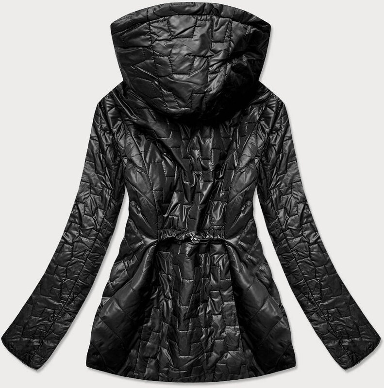 S'WEST Černá prošívaná dámská bunda (BR0121)