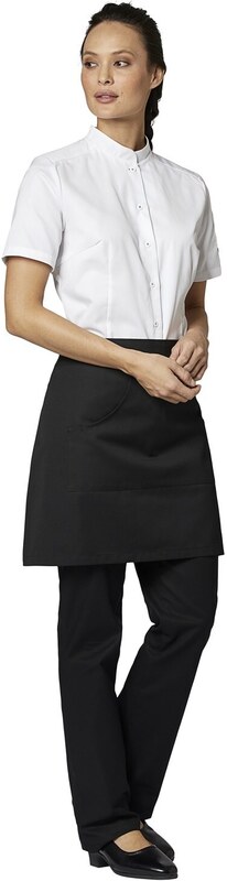 Kentaur 3007 pracovní číšnická zástěra do pasu černá s kapsou - velikost UX