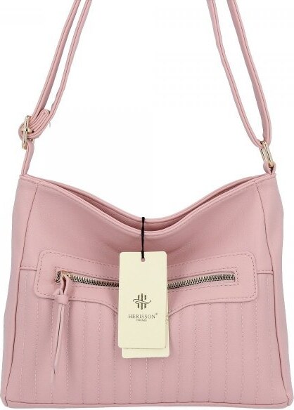 Dámská kabelka listonoška Herisson pudrová růžová 1052L2089