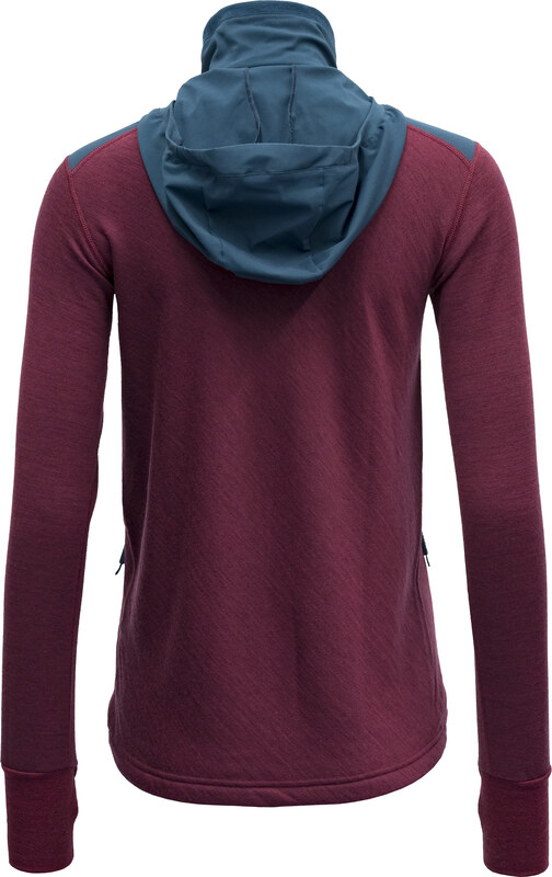 DÁMSKÁ LEHKÁ MERINO BUNDA DEVOLD HEROY ČERVENÁ