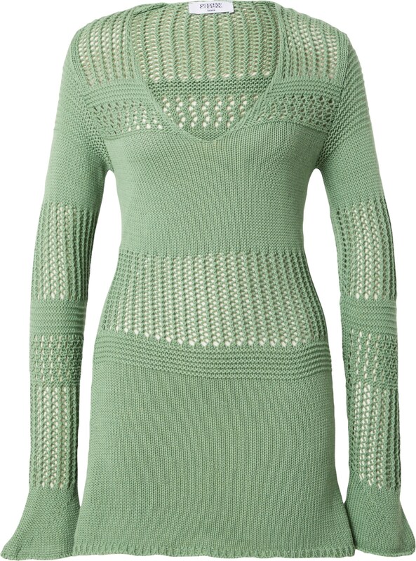 SHYX Úpletové šaty 'Sandra' zelená