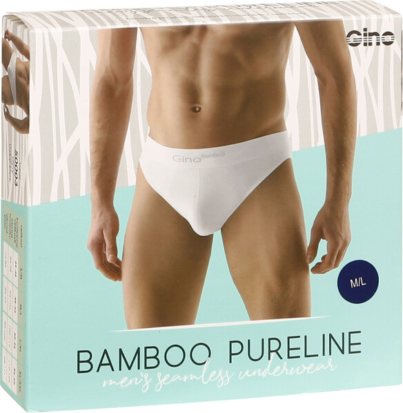 Pánské slipy Gino bambusové modré (50003)