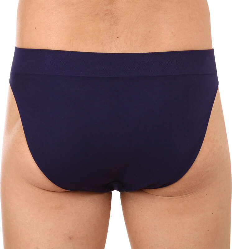 Pánské slipy Gino bambusové modré (50003)