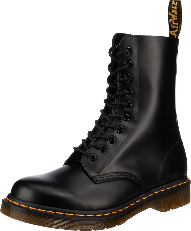 Dr. Martens Šněrovací boty žlutá / černá