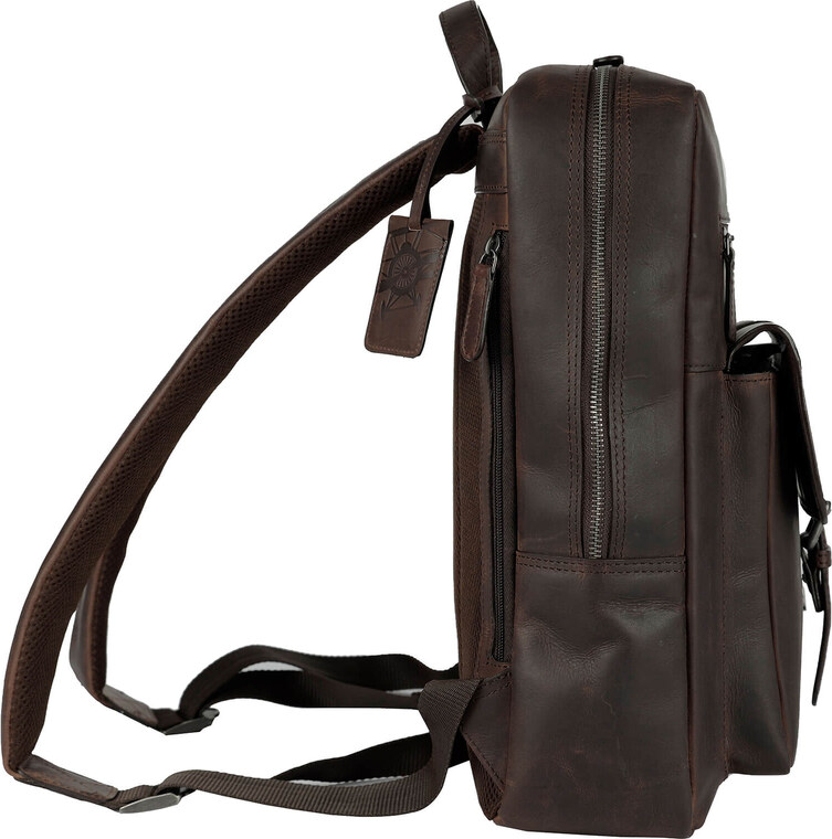 Kožený batoh Sparwell London - černá