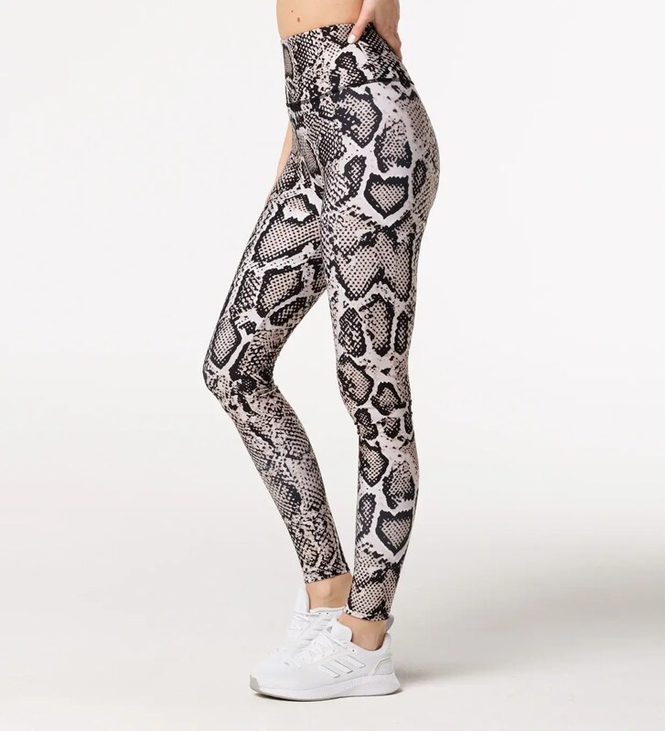 Bittersweet Paris Snake Skin dámské legíny s vysokým pasem