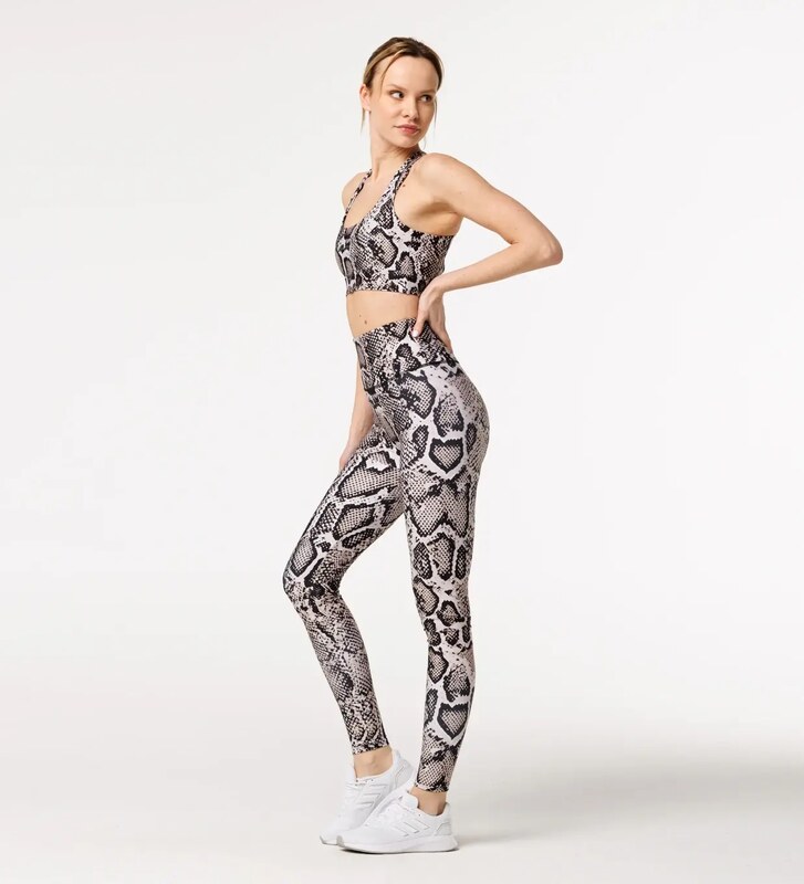 Bittersweet Paris Snake Skin dámské legíny s vysokým pasem