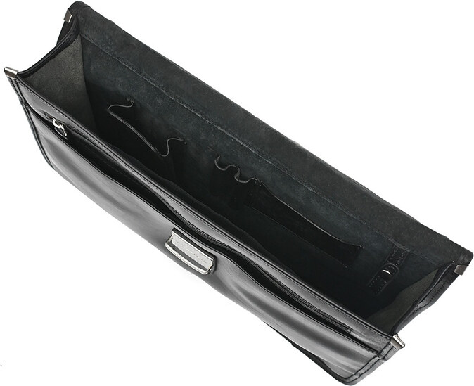 Nivasaža Kožená aktovka KAT31025-B černá