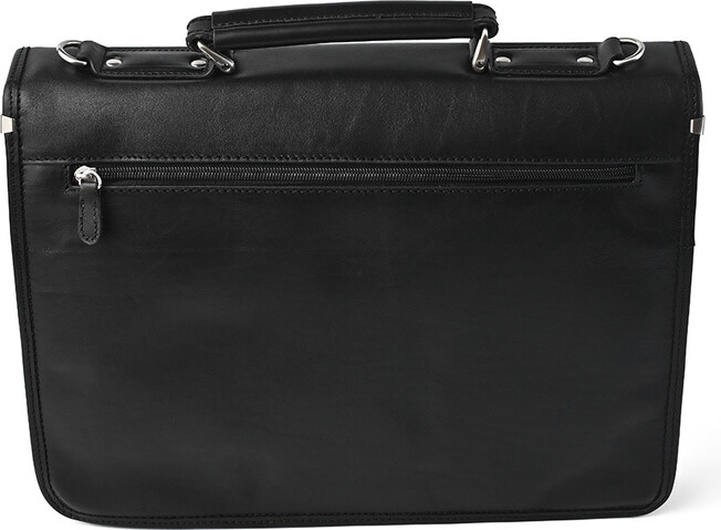 Nivasaža Kožená aktovka KAT31025-B černá