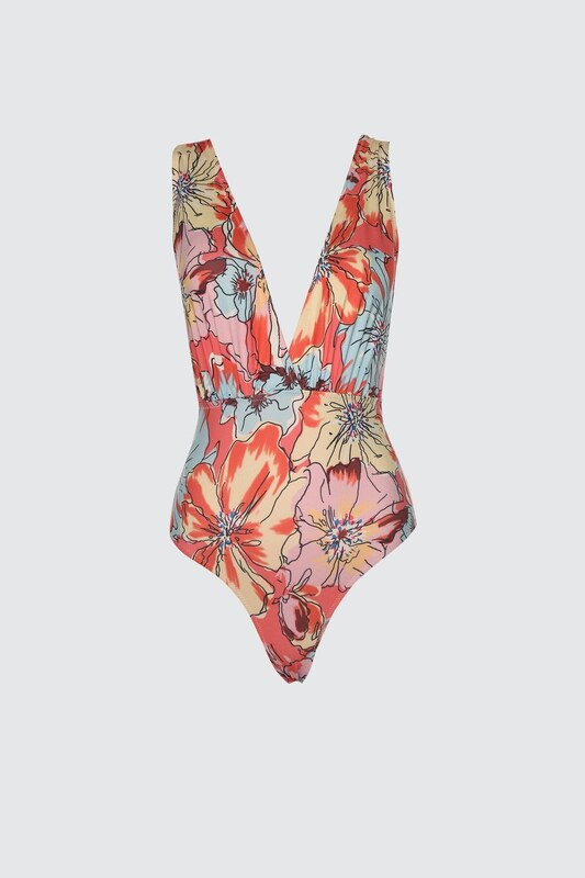 Trendyol Swimsuit - Multi-color - Floral