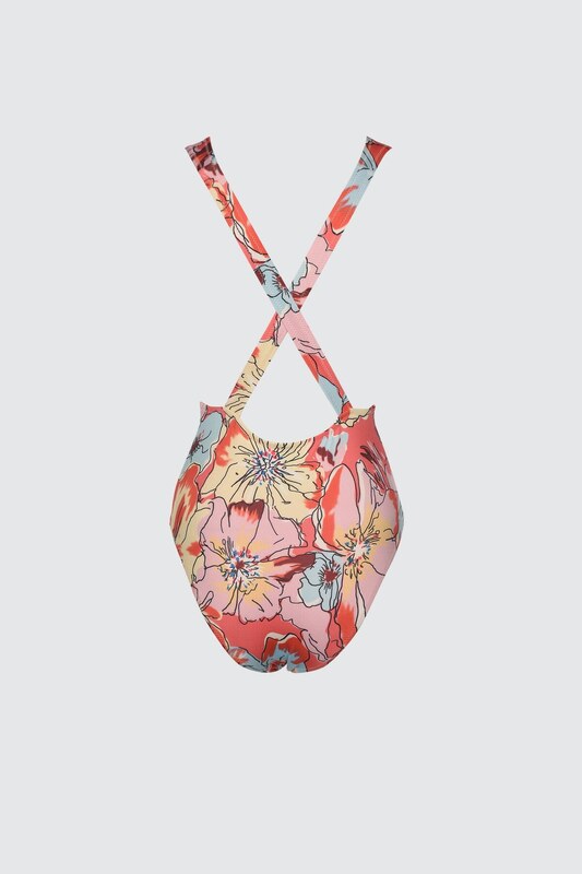 Trendyol Swimsuit - Multi-color - Floral