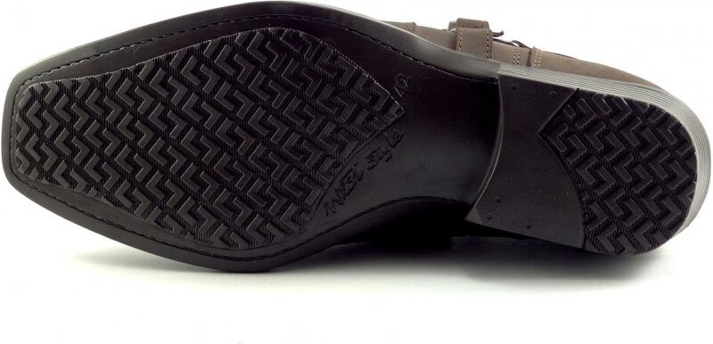 Selma westernové boty na motorku na koně nízká 1026 crazy horse brown