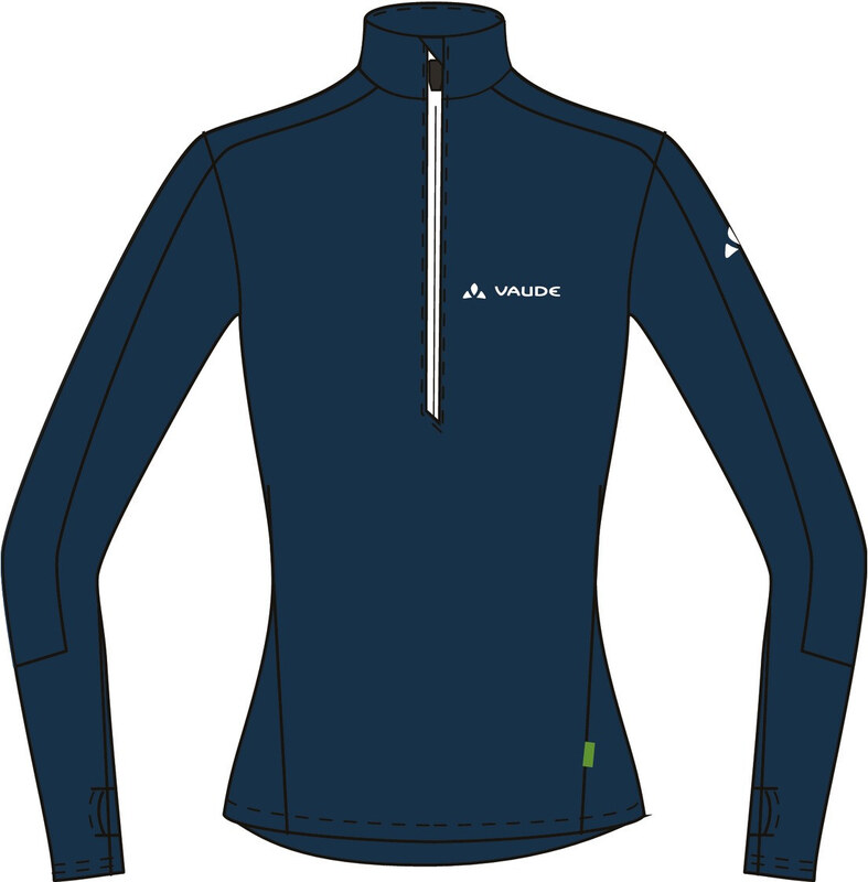 Vaude Livigno Halfzip II, dámský pulovr, tmavě modrá dark sea