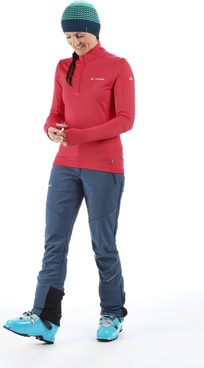 Vaude Livigno Halfzip II, dámský pulovr, tmavě modrá dark sea