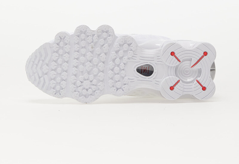 Nike W Shox TL White/ White-Metallic Silver-Max Orange