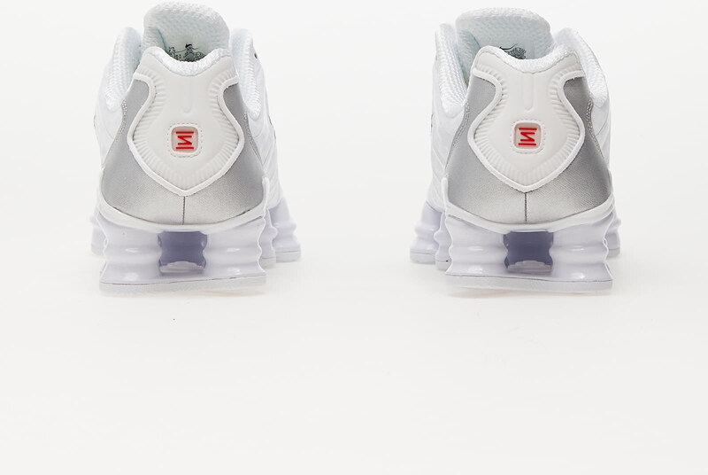 Nike W Shox TL White/ White-Metallic Silver-Max Orange
