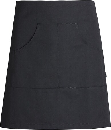 Kentaur 3007 pracovní číšnická zástěra do pasu černá s kapsou - velikost UX