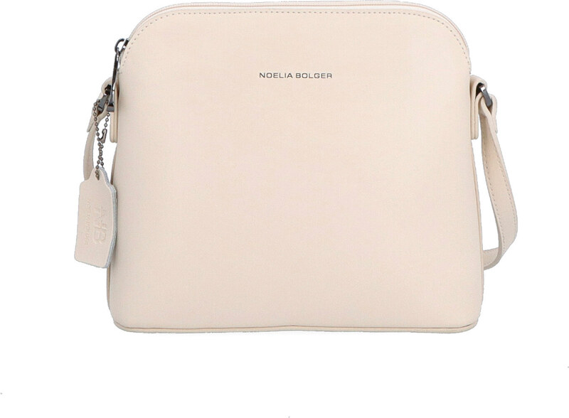 Kožená kabelka crossbody Noelia Bolger béžová NB 0064 BE