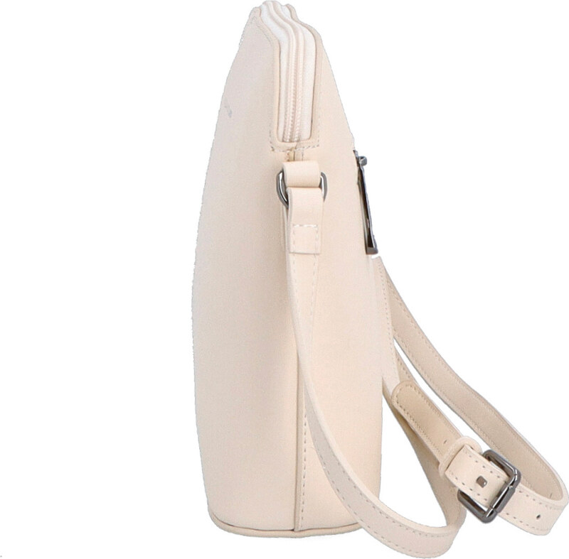 Kožená kabelka crossbody Noelia Bolger béžová NB 0064 BE