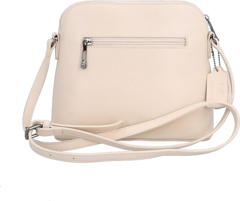 Kožená kabelka crossbody Noelia Bolger béžová NB 0064 BE
