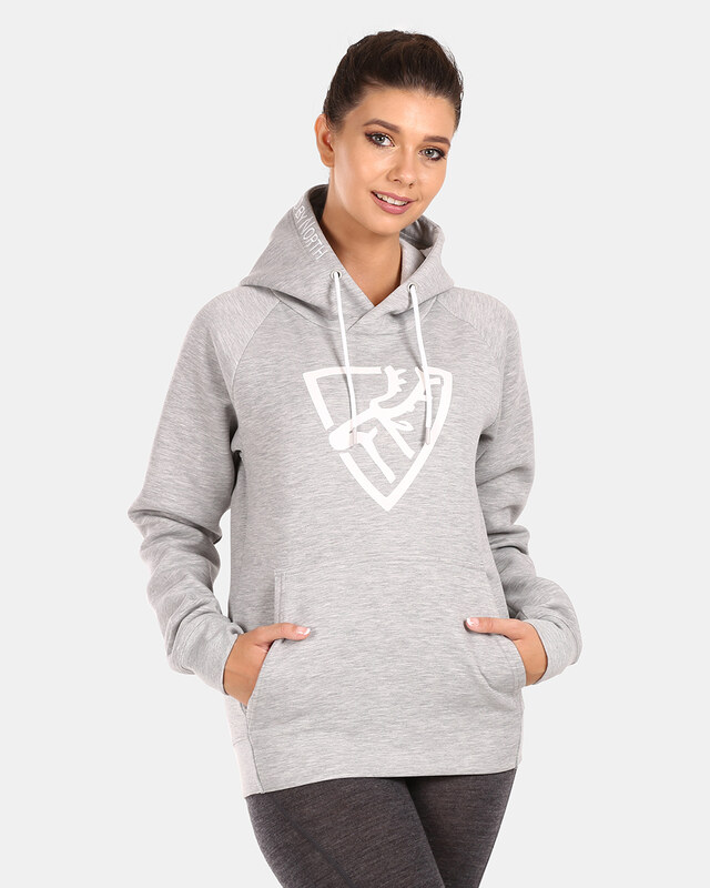 Dámská bavlněná mikina Kilpi FJELA-W světle šedá