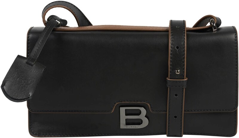 Dámská kožená crossbody kabelka Burkely Meghane - černá