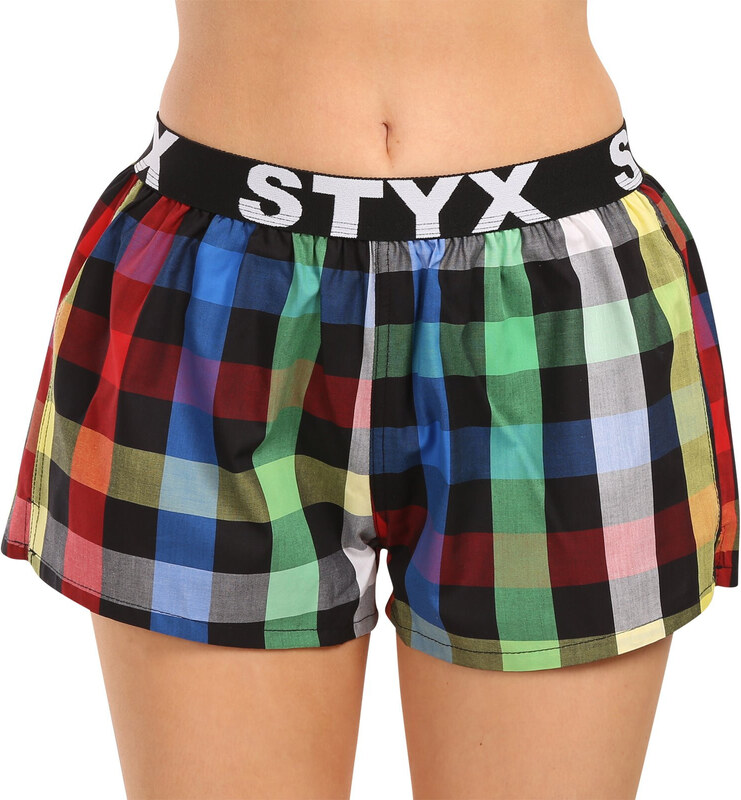 Dámské trenky Styx sportovní guma vícebarevné (T1012)