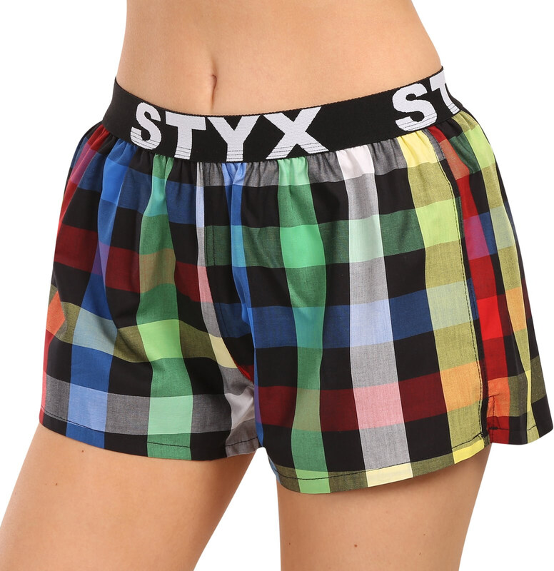 Dámské trenky Styx sportovní guma vícebarevné (T1012)