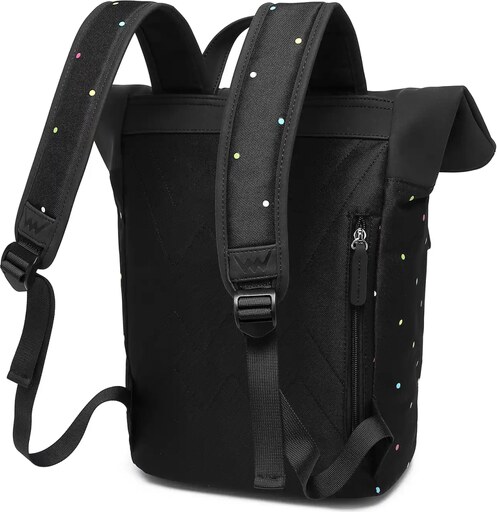 Vuch Mellora Dotty Backpack BLACK