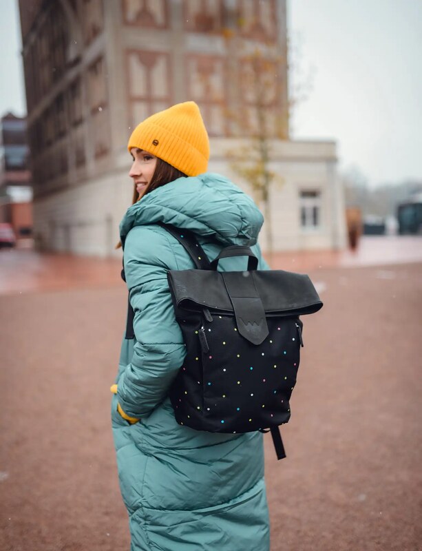 Vuch Mellora Dotty Backpack BLACK