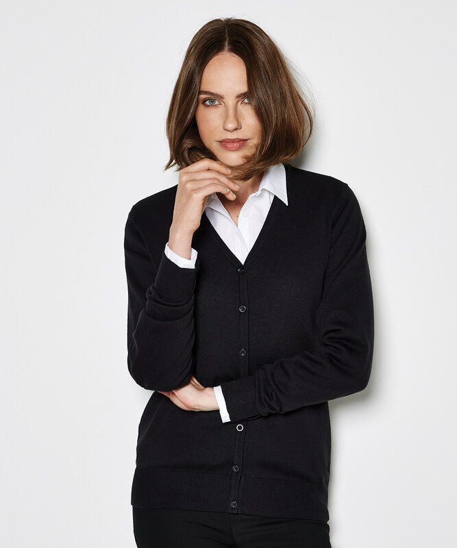 Kustom Kit Dámský kardigan Arundel s výstřihem do V s dlouhým rukávem