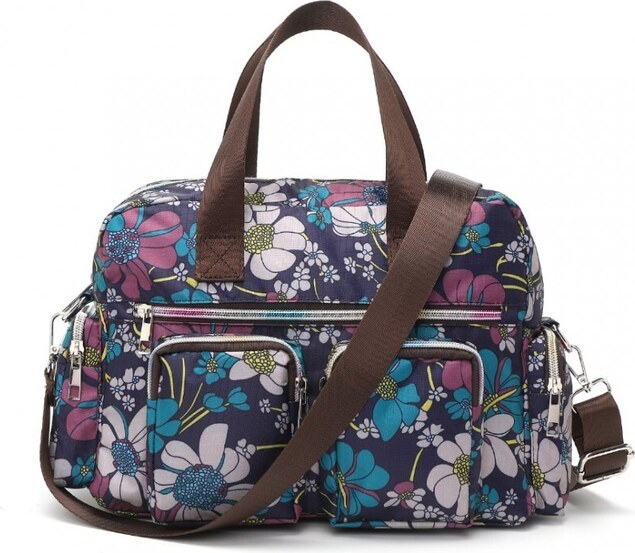 Miss Lulu Kabelka Water-Resistant Flowers Navy
